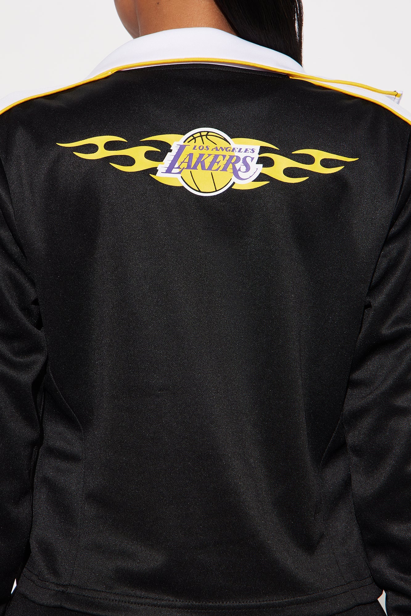 Lakers Halftime Zip Up Jacket - Black
