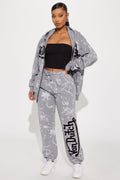Von Dutch Paint Jogger - Grey/Black