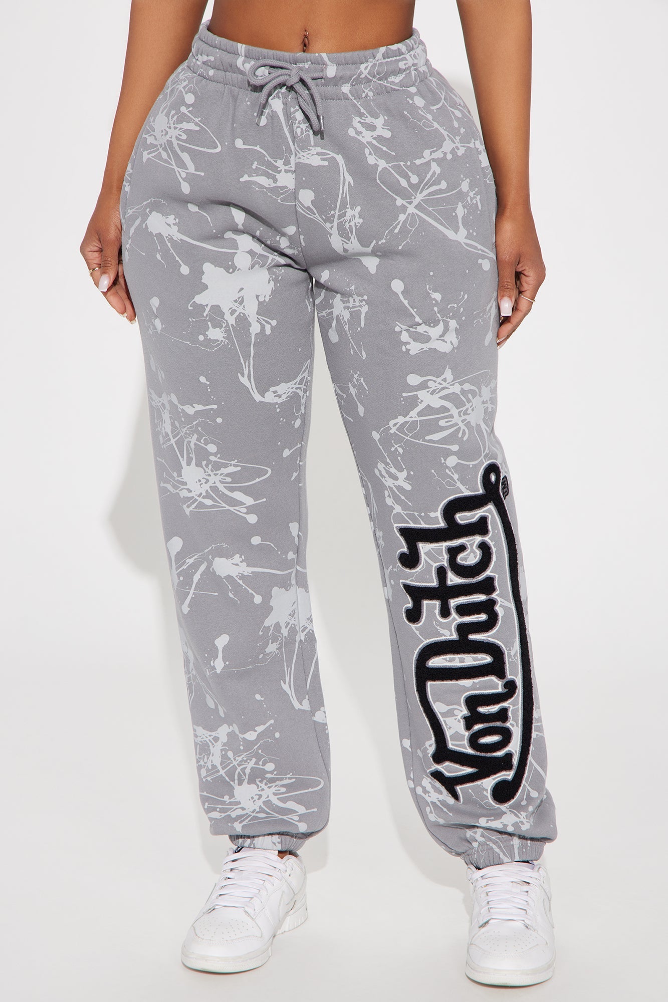 Von Dutch Paint Jogger - Grey/Black