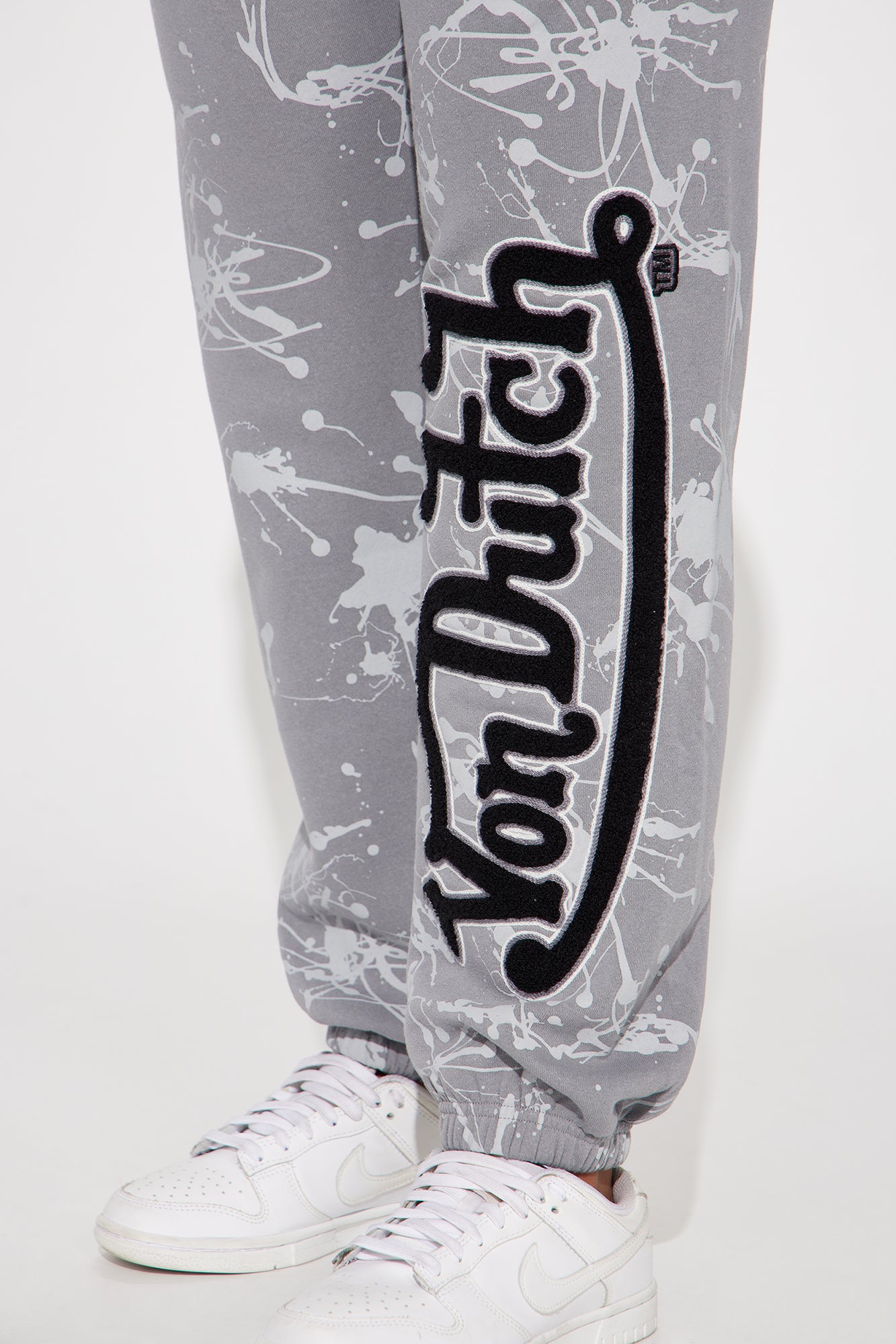 Von Dutch Paint Jogger - Grey/Black