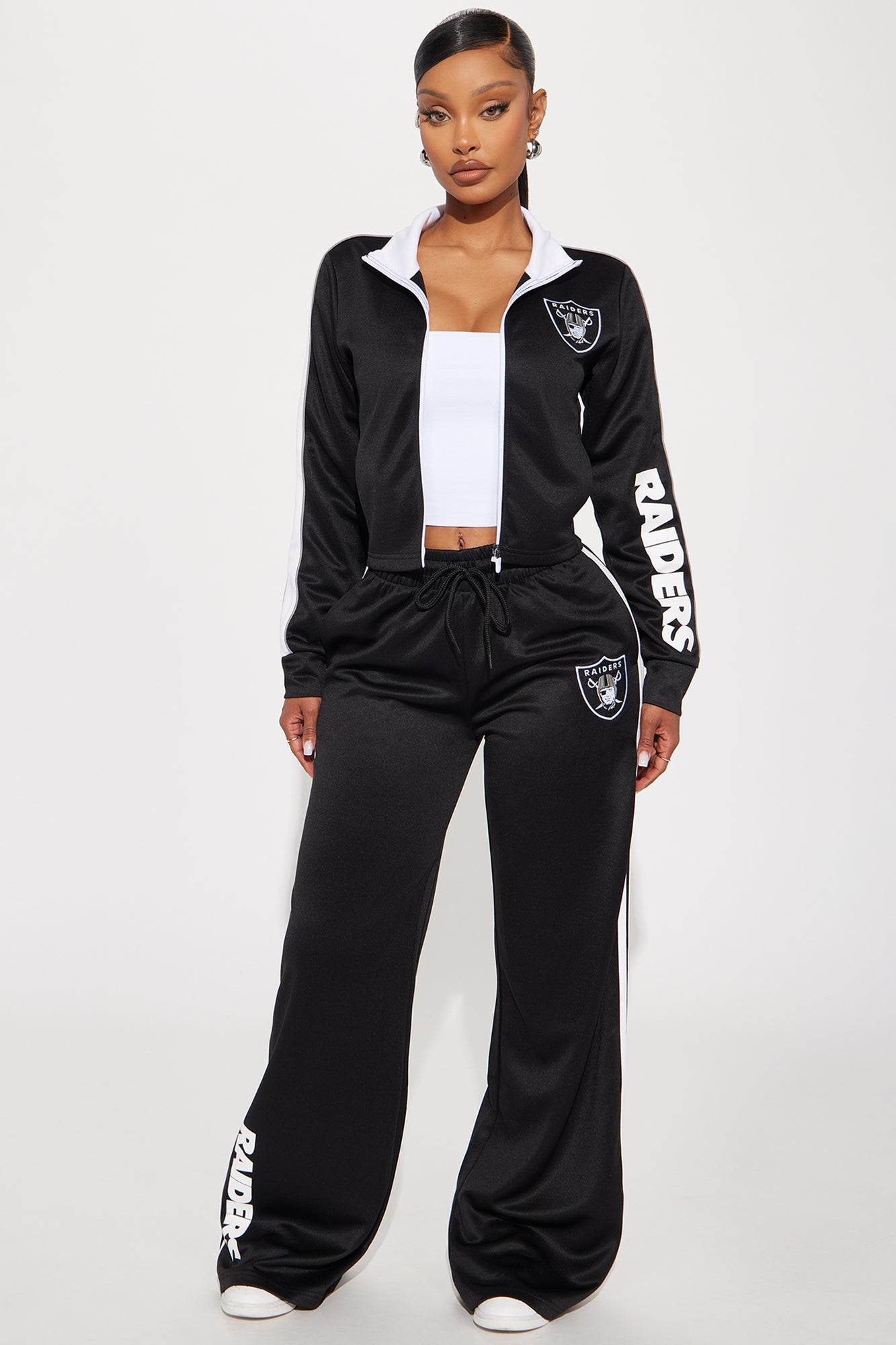 Raider Nation Zip Up Jacket - Black