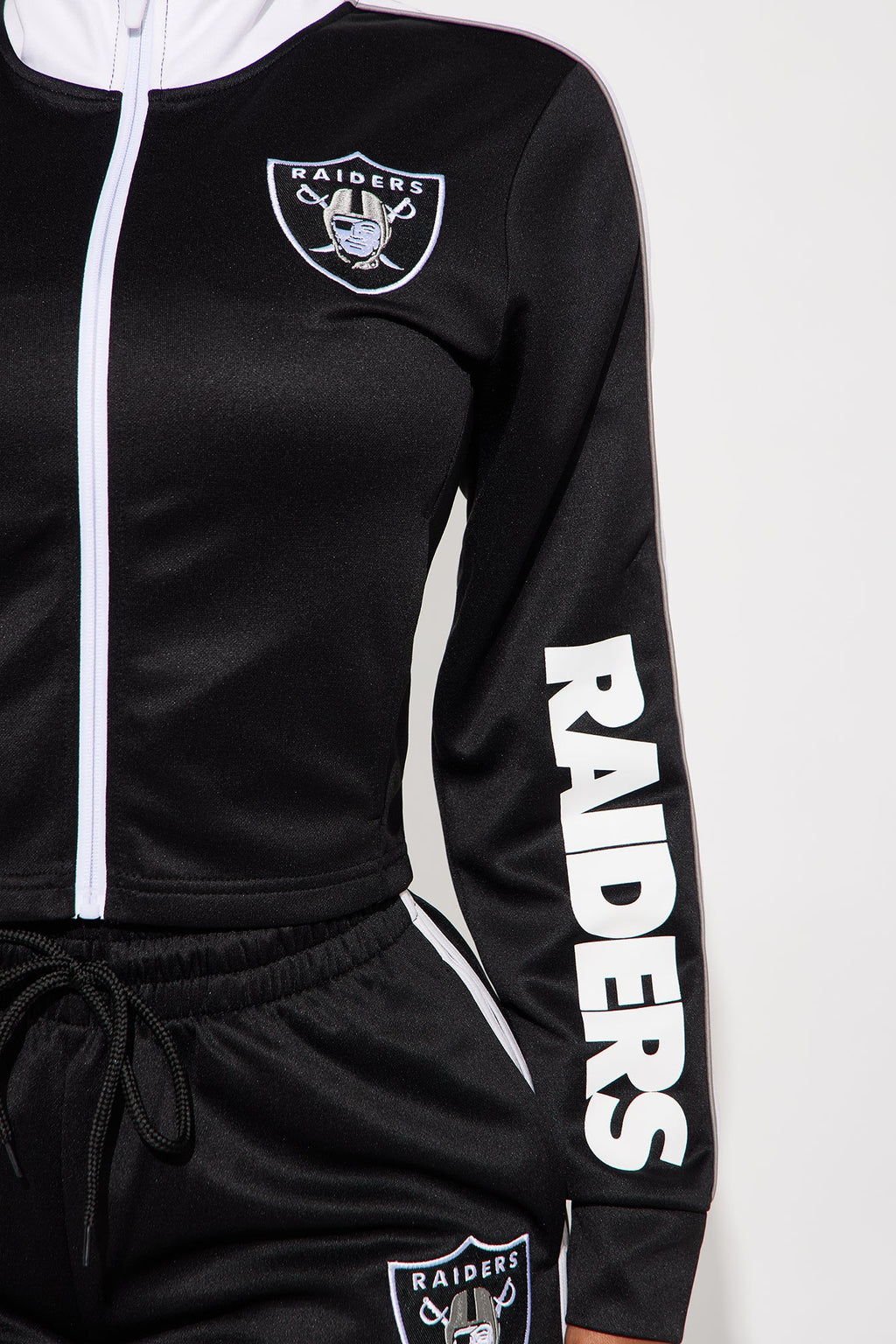Raider Nation Zip Up Jacket - Black