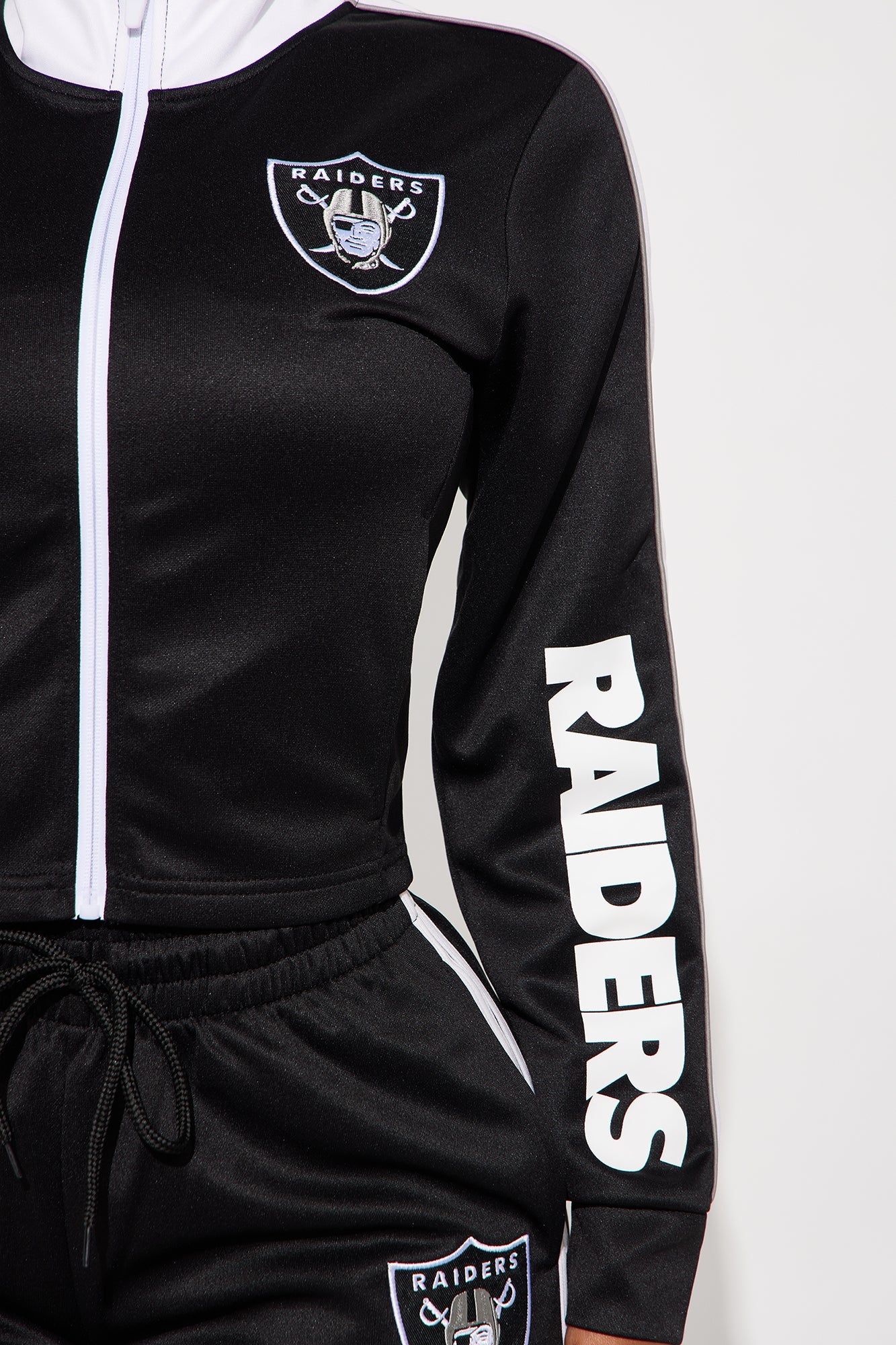 Raider Nation Zip Up Jacket - Black