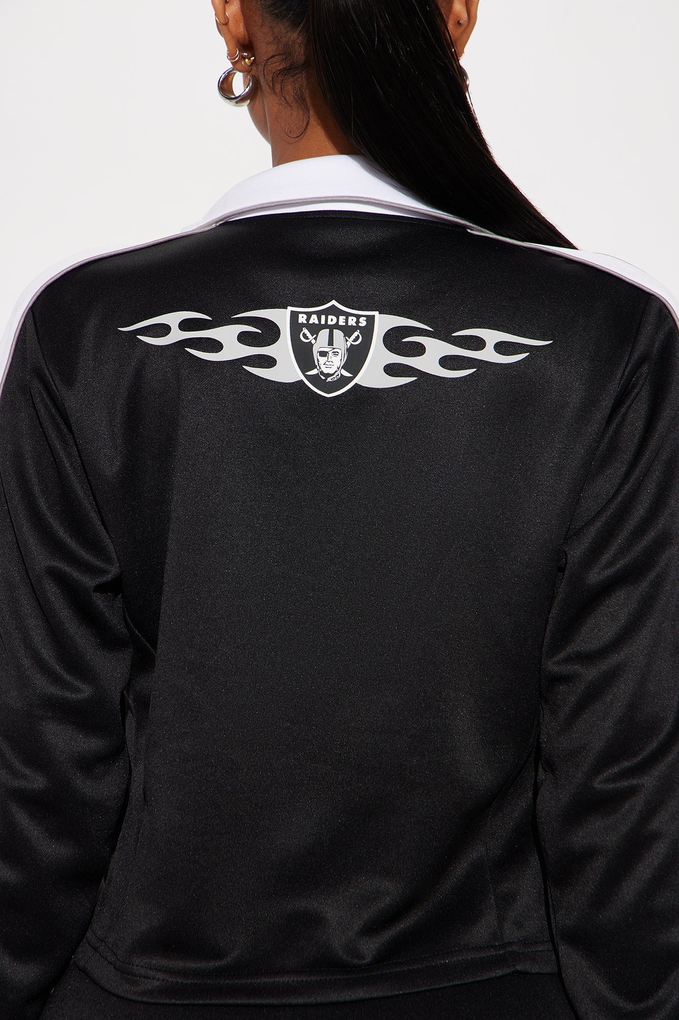 Raider Nation Zip Up Jacket - Black
