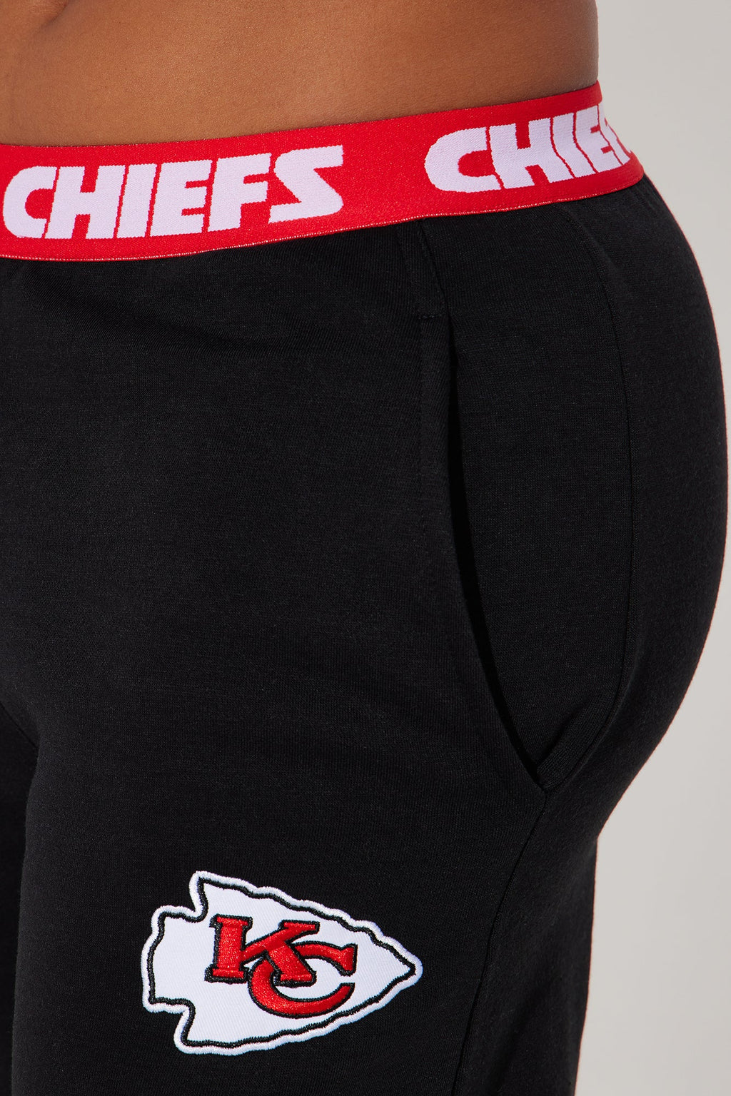 Chiefs Home Advantage Wide Leg Pant - Black