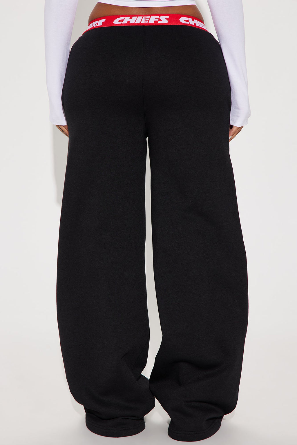 Chiefs Home Advantage Wide Leg Pant - Black