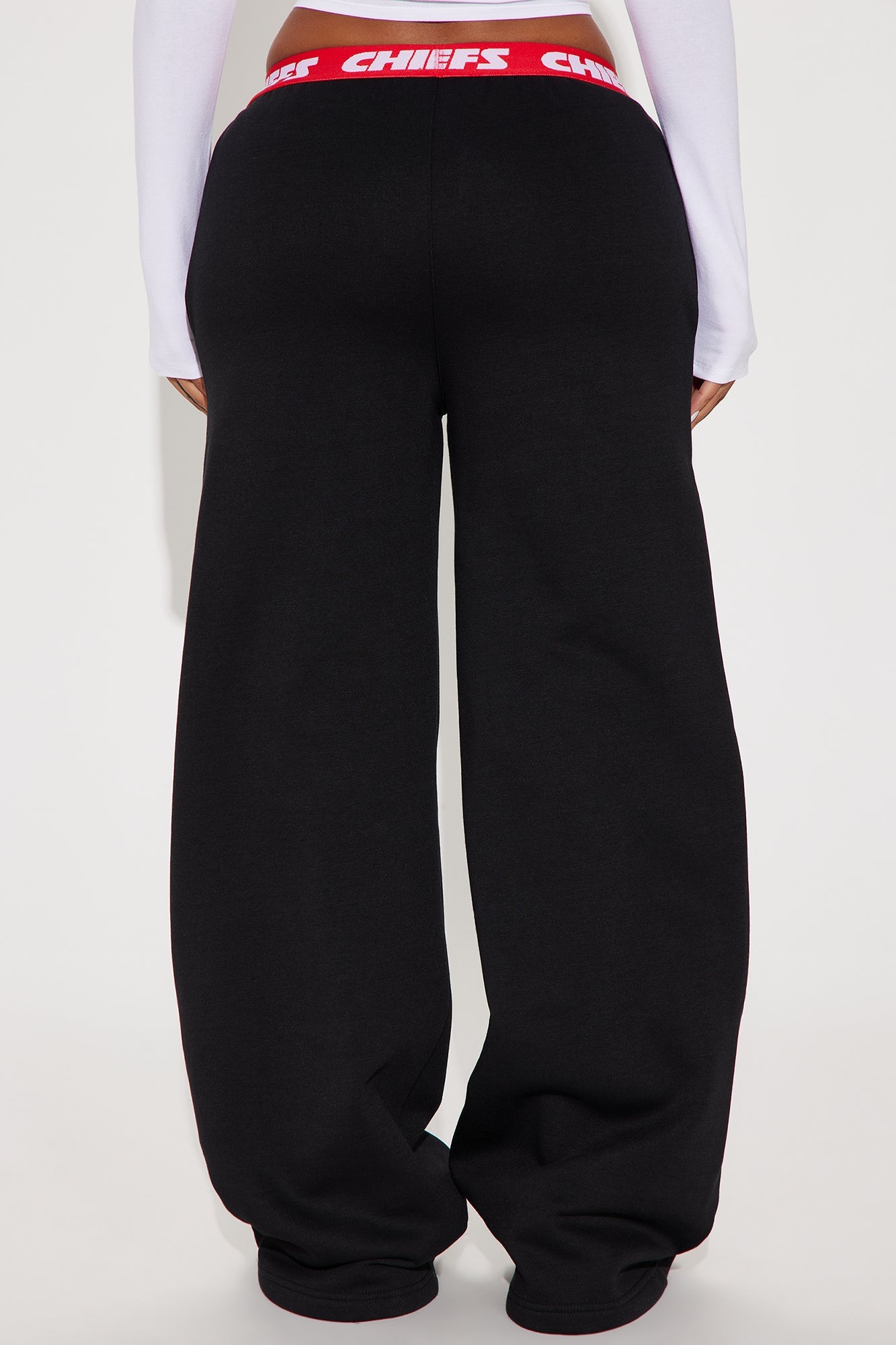 Chiefs Home Advantage Wide Leg Pant - Black