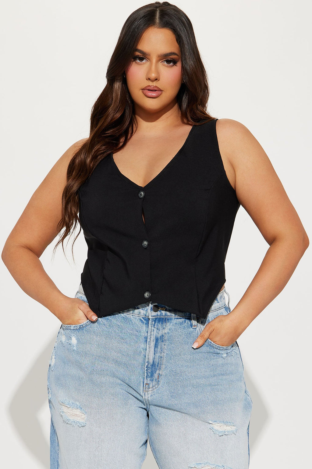 All Around Vest Top - Black