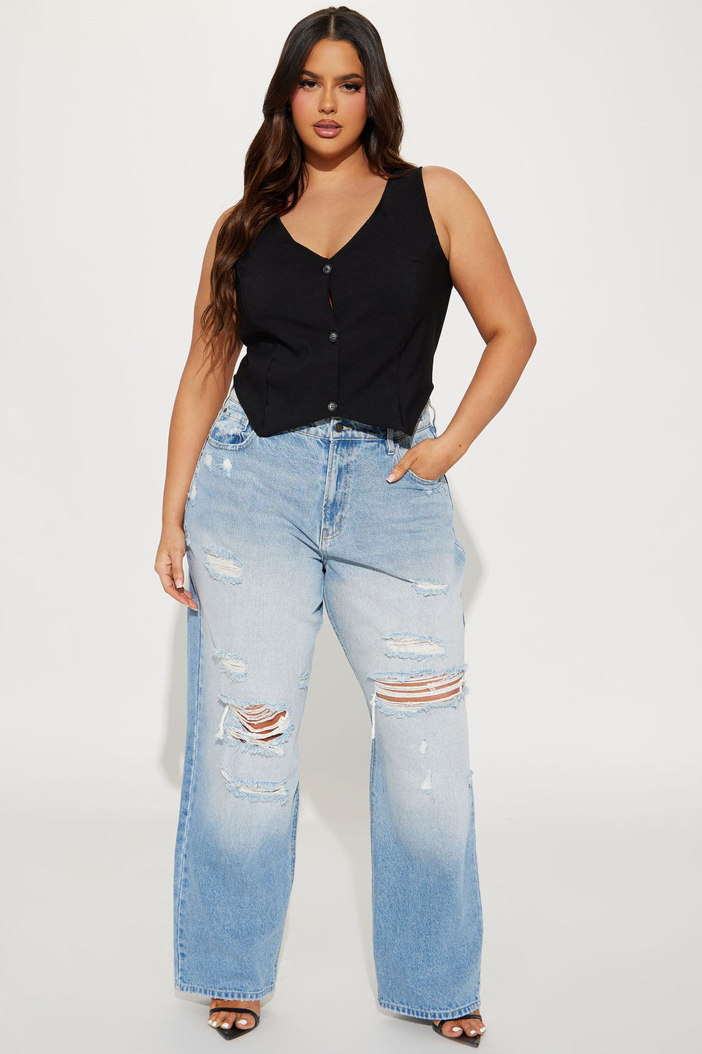 All Around Vest Top - Black