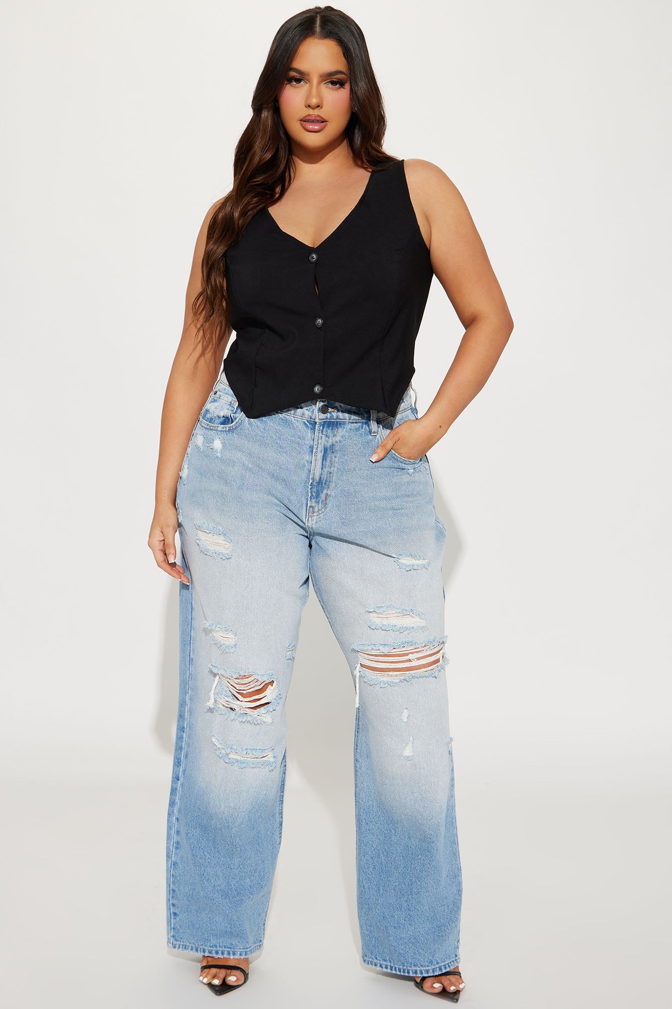 All Around Vest Top - Black