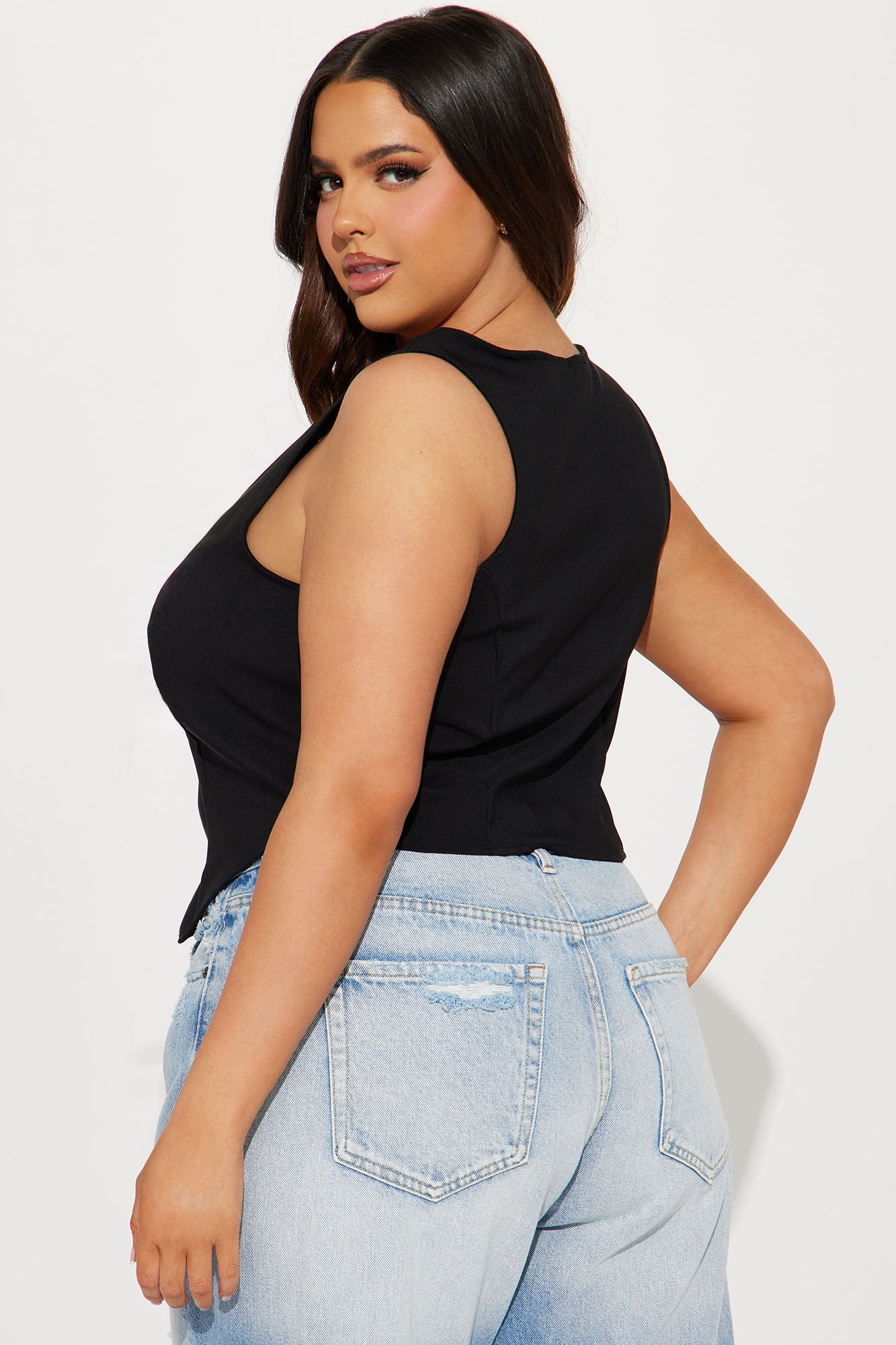 All Around Vest Top - Black