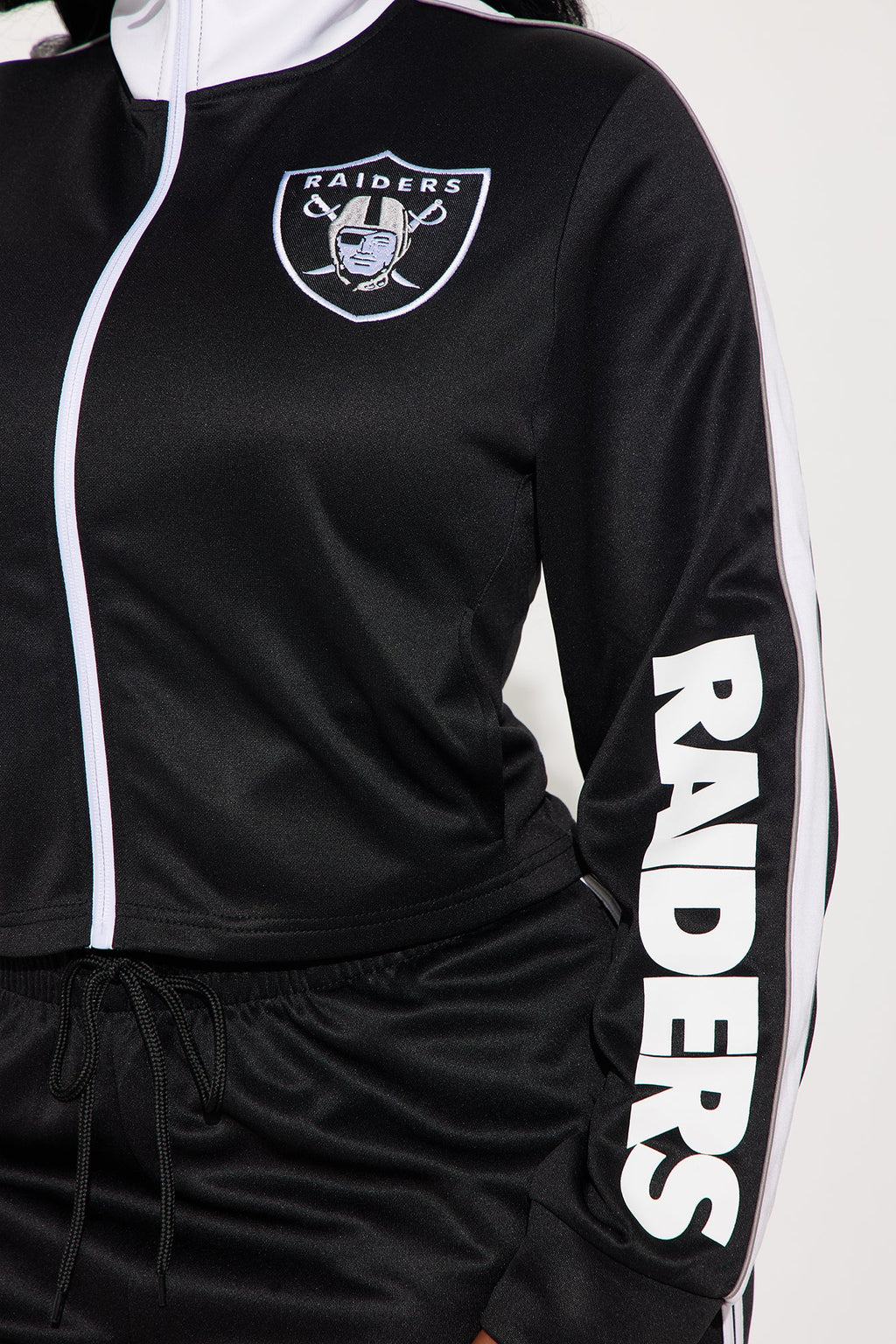 Raider Nation Zip Up Jacket - Black