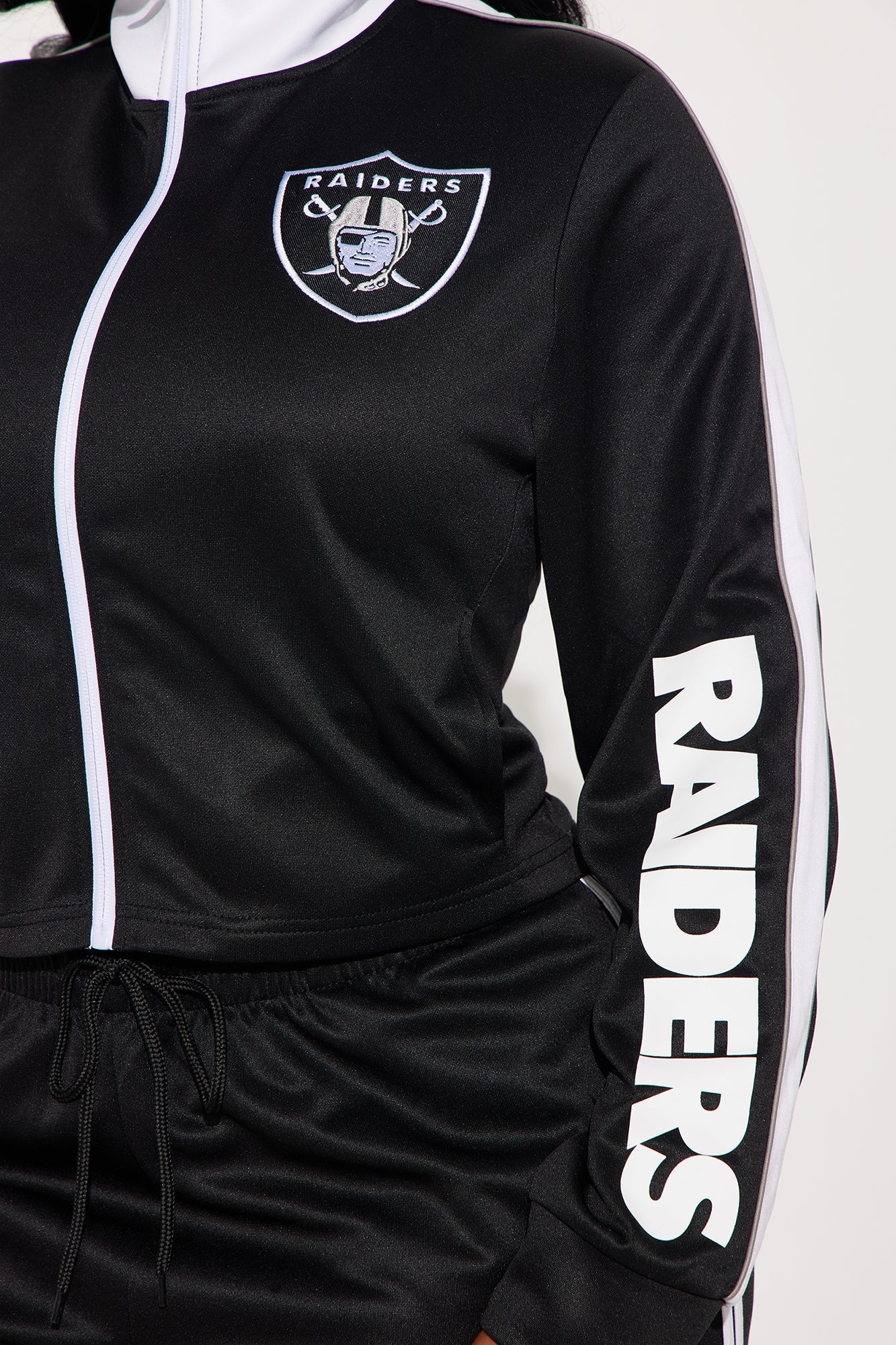 Raider Nation Zip Up Jacket - Black