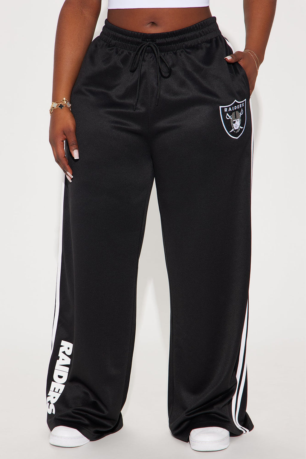 Raider Nation Wide Leg Pant - Black