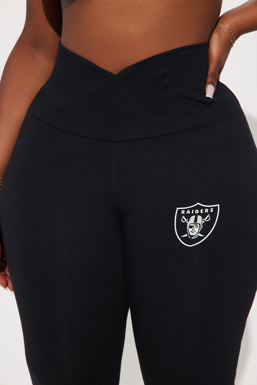 Here To Dominate Raiders Flare Pant - Black