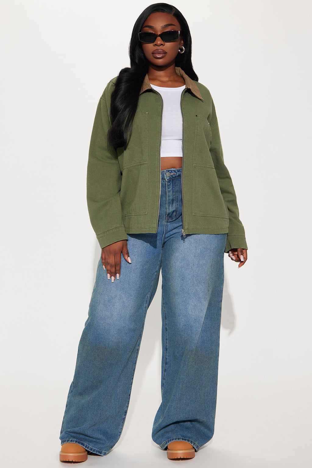 Leila Barn Jacket - Olive