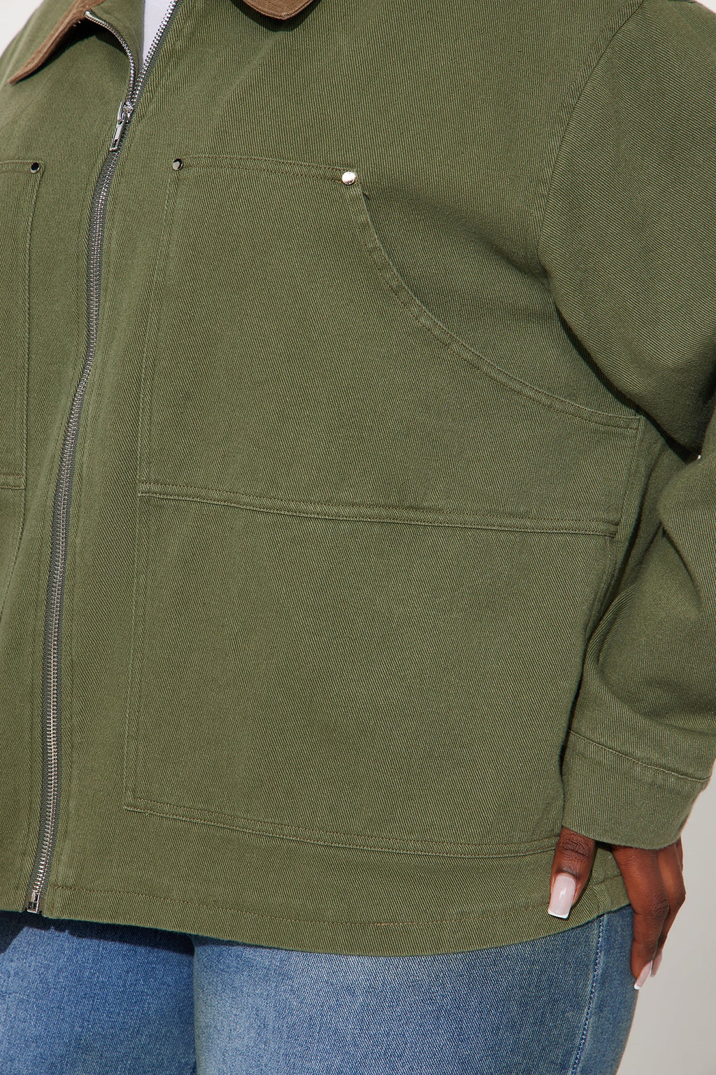 Leila Barn Jacket - Olive