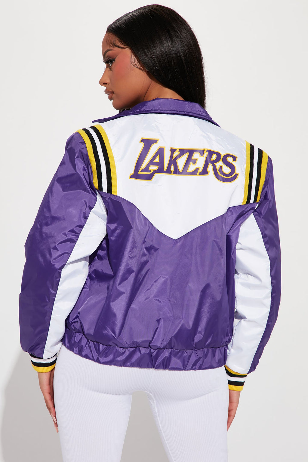 Lakers Overtime Puffer Jacket - Purple