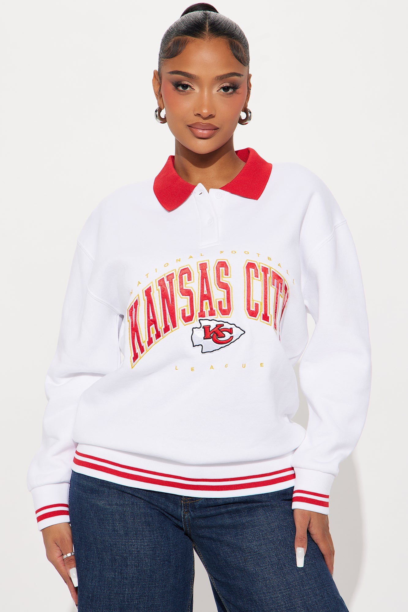 Run it Back Chiefs Sweatshirt - White