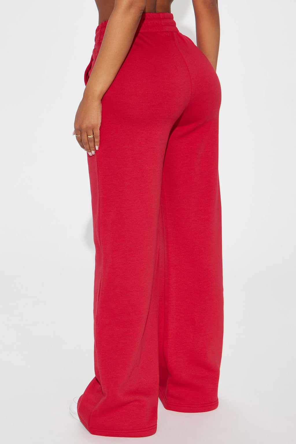 Miami Heat Warm Up Wide Leg Pant - Red