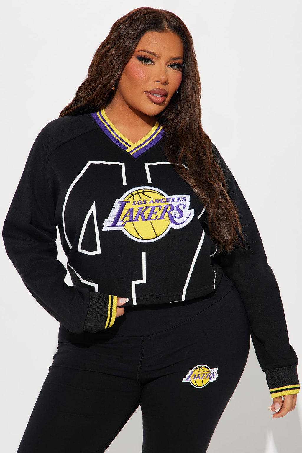 Lakers Courtside Sweatshirt - Black
