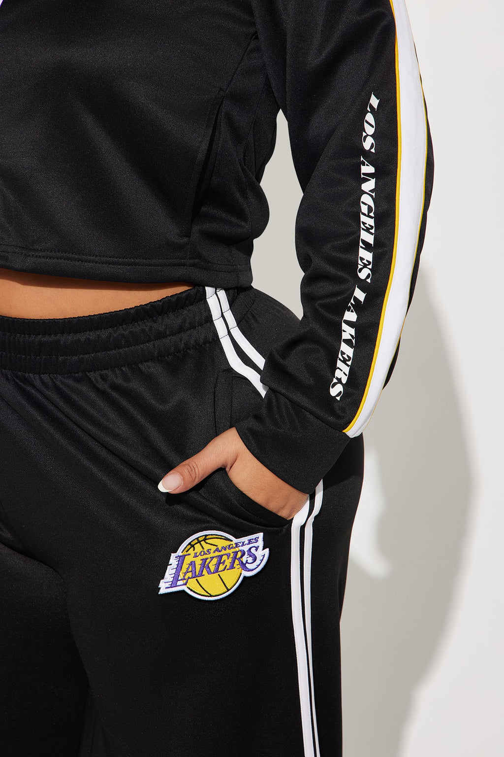 Lakers Halftime Zip Up Jacket - Black
