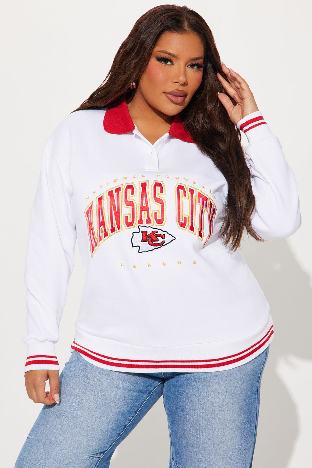 Run it Back Chiefs Sweatshirt - White