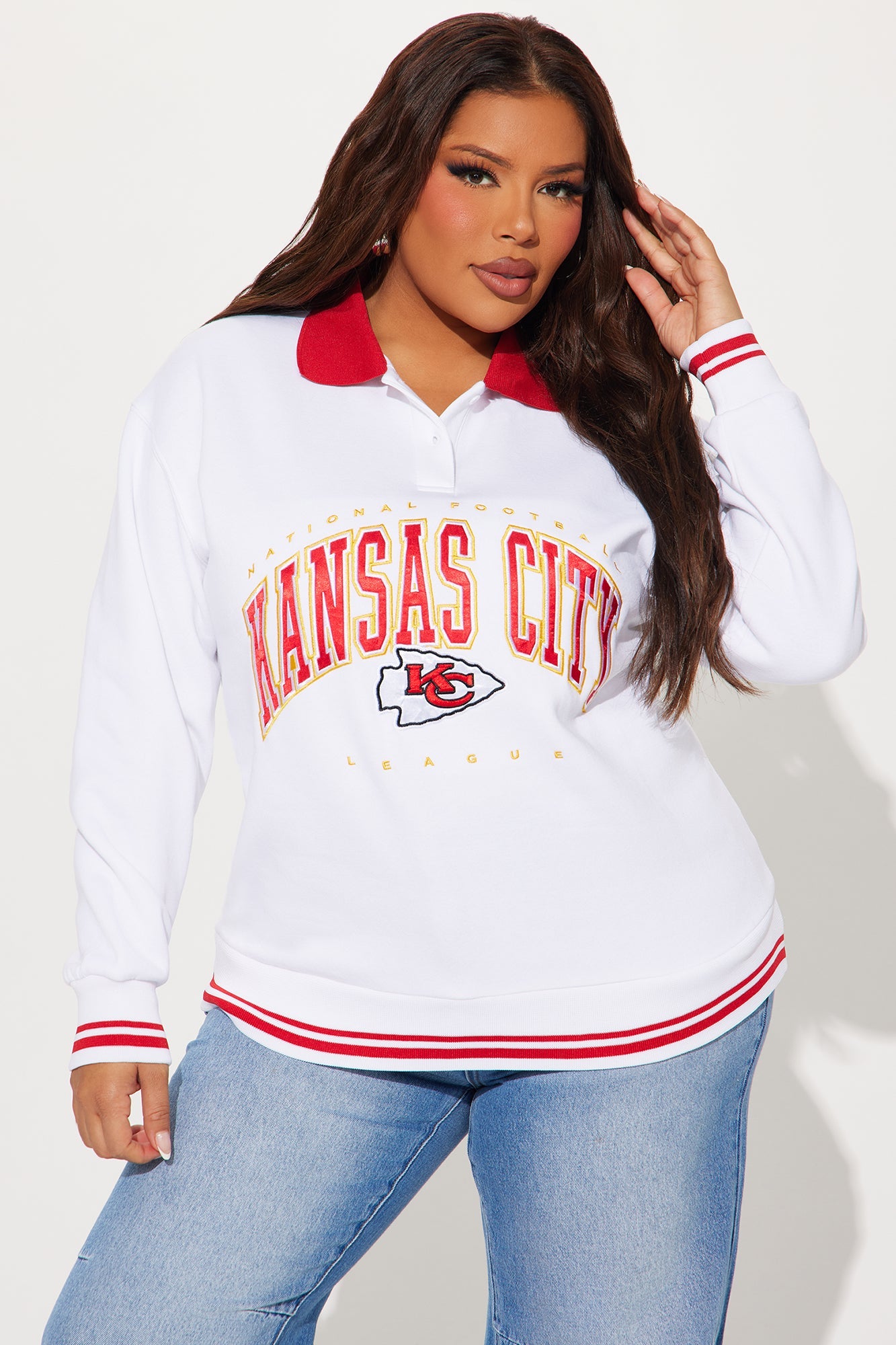 Run it Back Chiefs Sweatshirt - White
