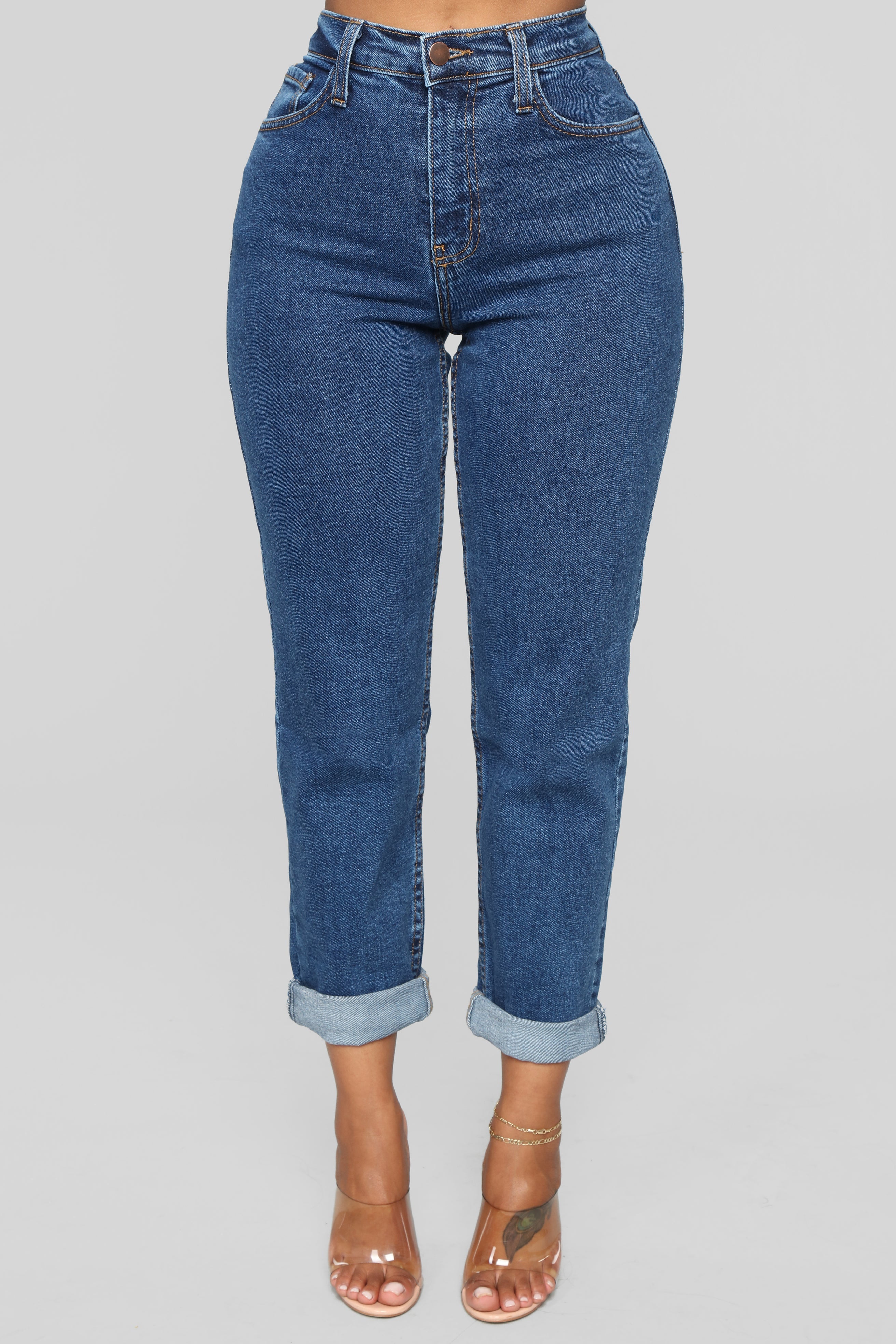 I Got It From My Mama Jeans - Dark Denim