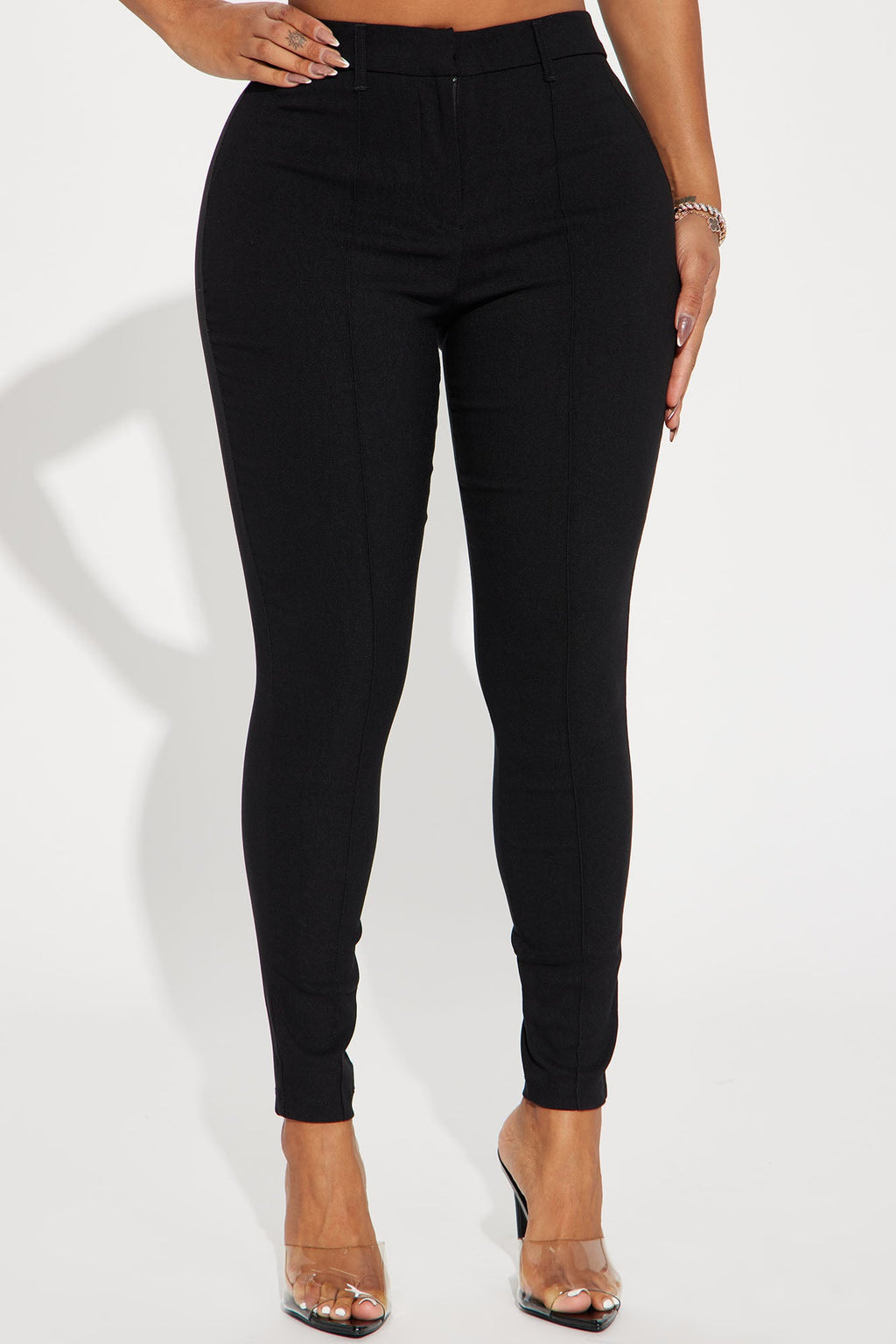 Raise The Bar Skinny Trouser - Black