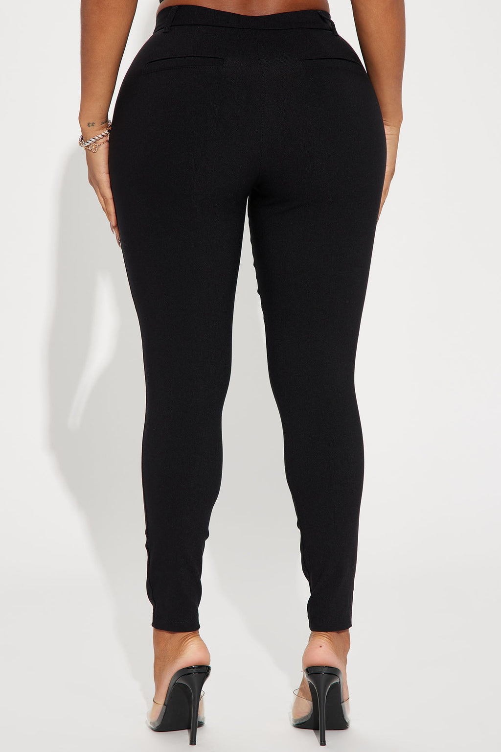 Raise The Bar Skinny Trouser - Black
