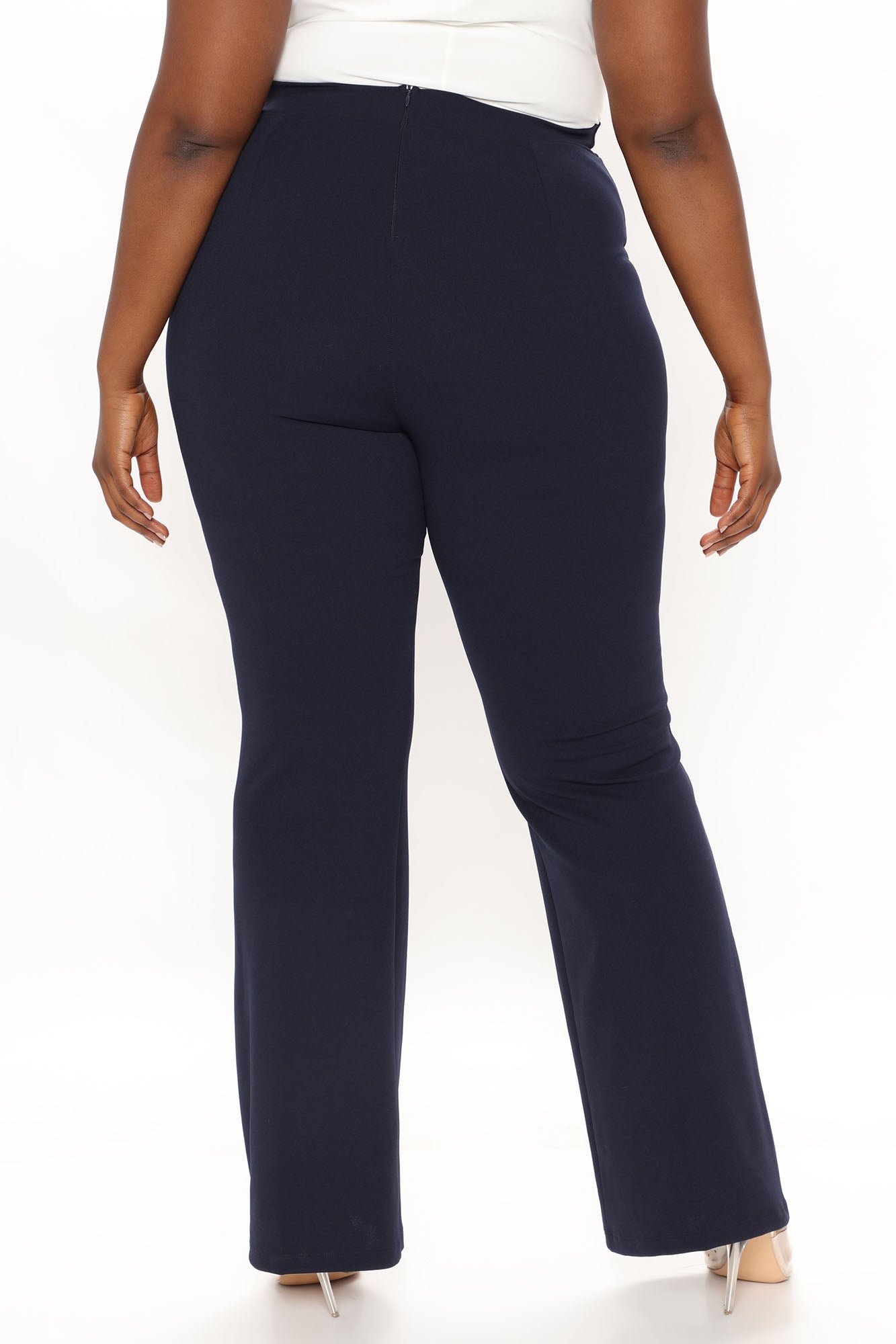 Call It Even Wide Leg Dress Pants - Navy