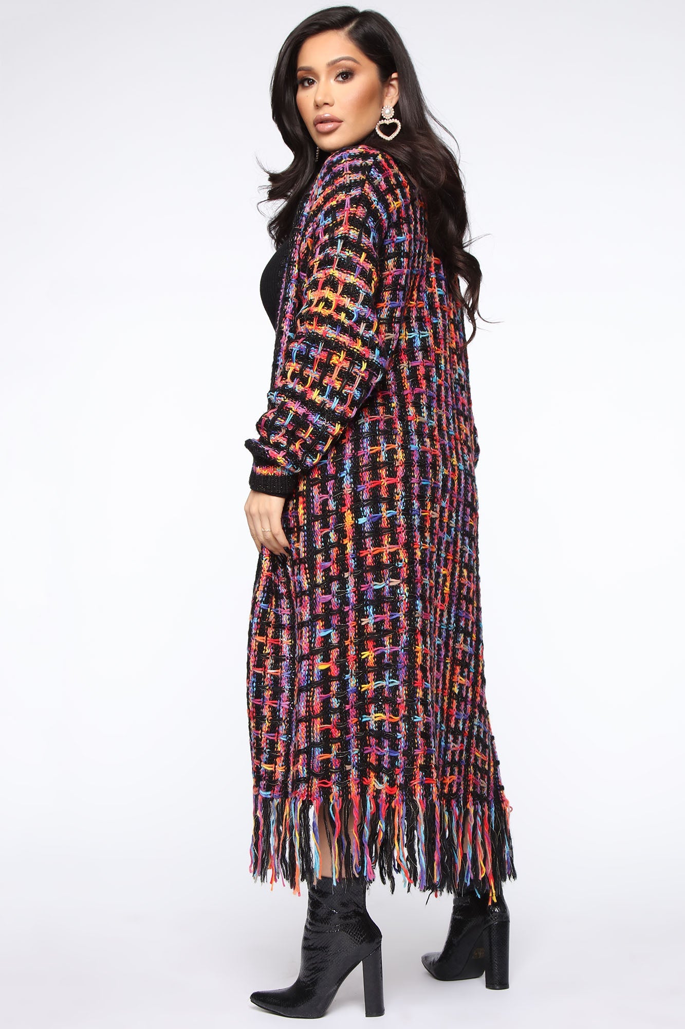 Paint The Skies Cardigan - Black/combo