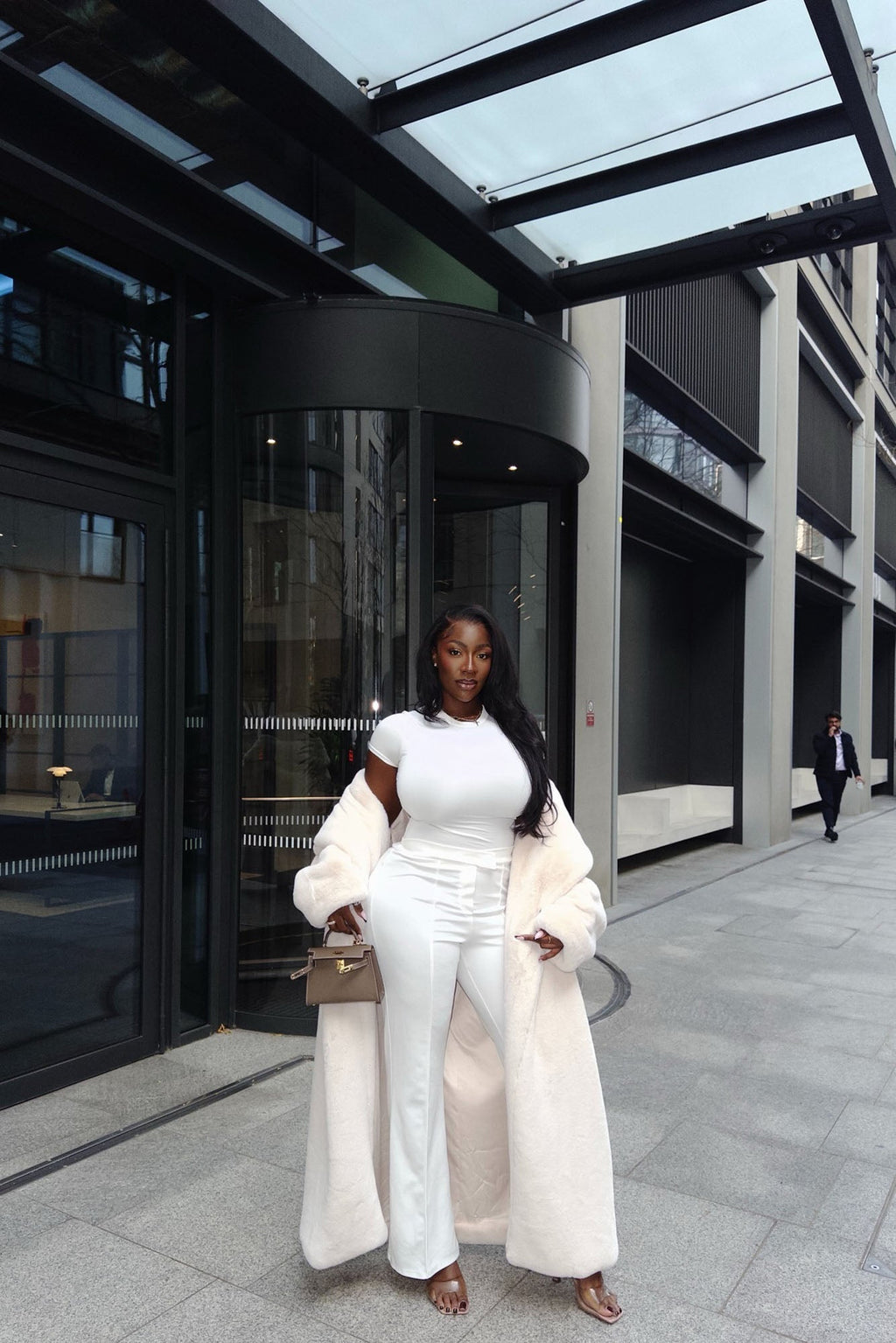 Tall Call It Even Wide Leg Dress Pants - White