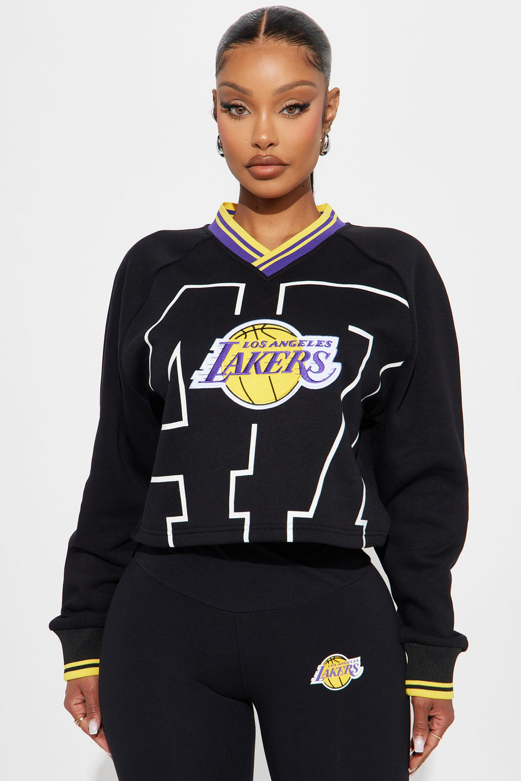 Lakers Courtside Sweatshirt - Black