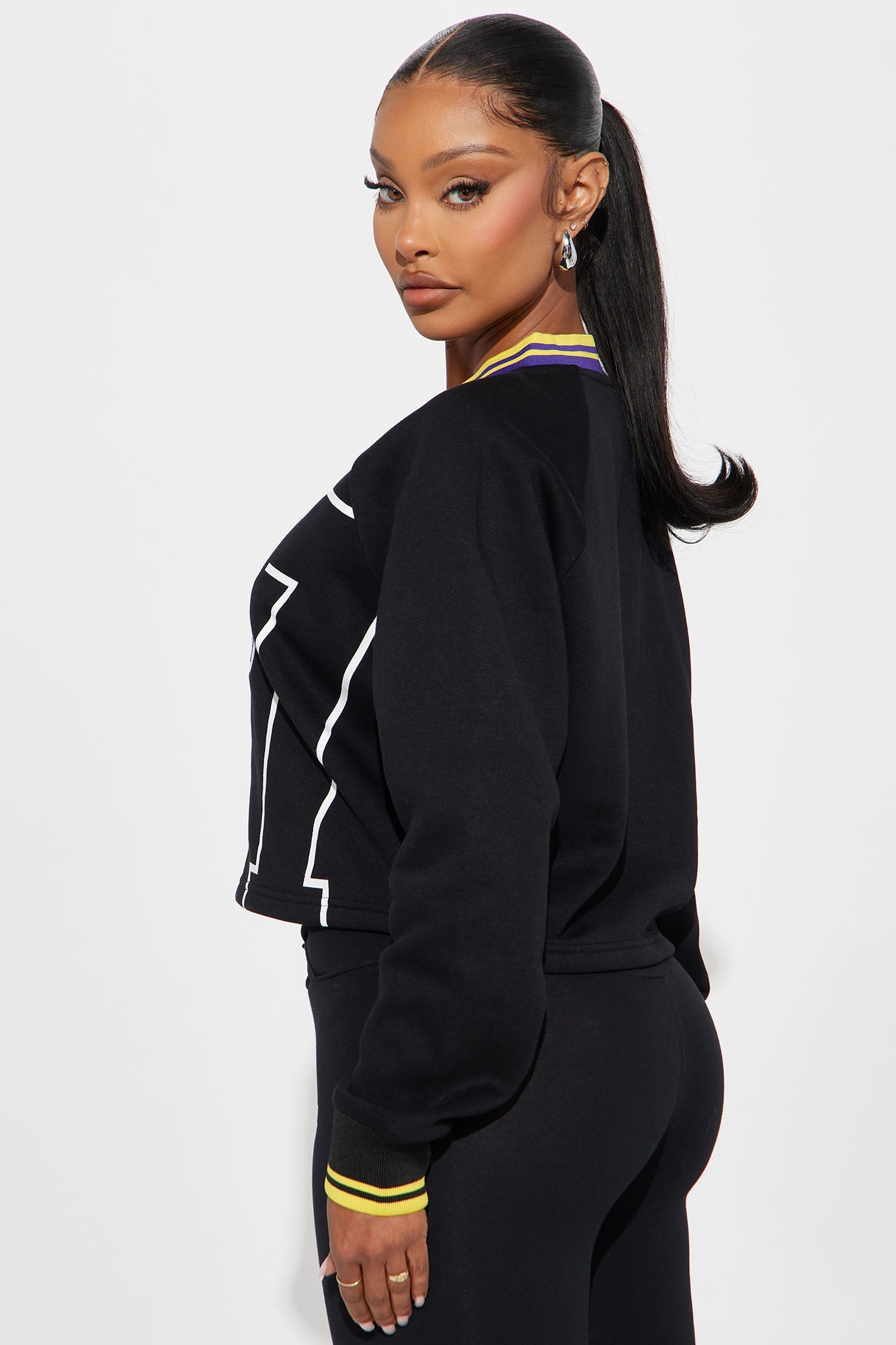 Lakers Courtside Sweatshirt - Black