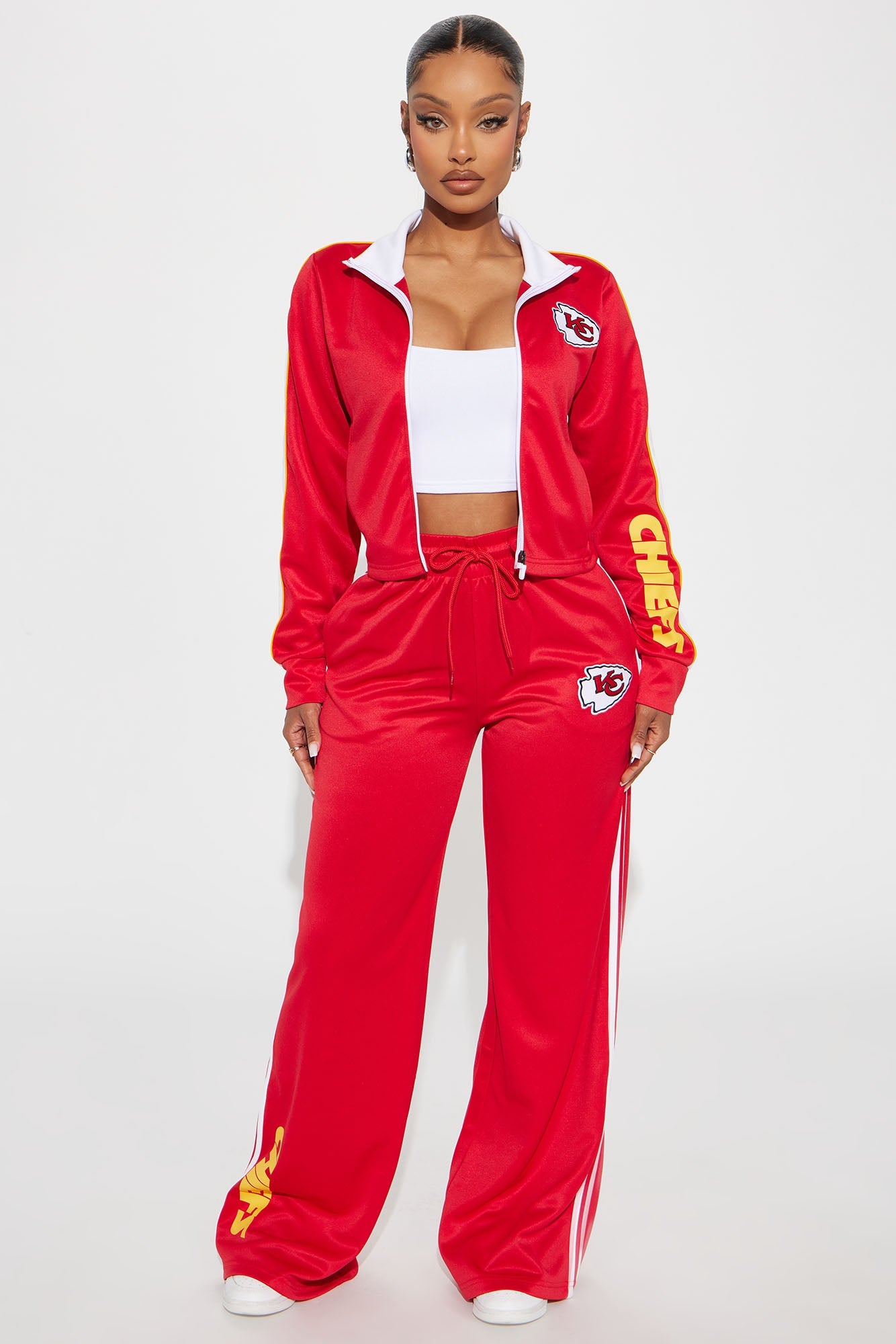 Chiefs Kingdom Wide Leg Pant - Red