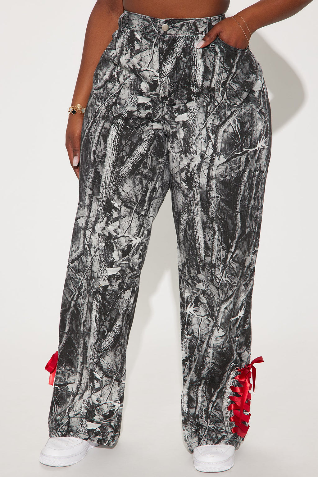 Wild Wanderer Non Stretch Wide Leg Jeans - Grey