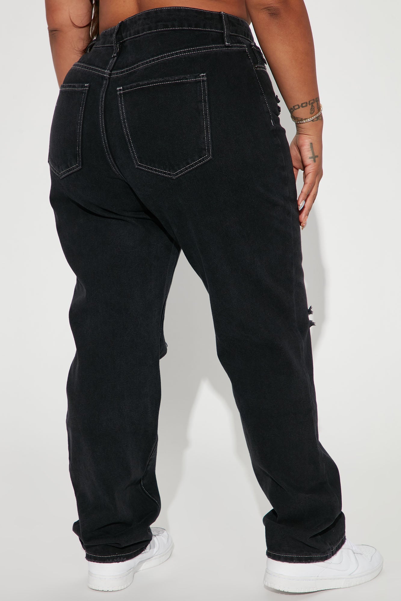 Leave It To Me Straight Leg Jeans - Black