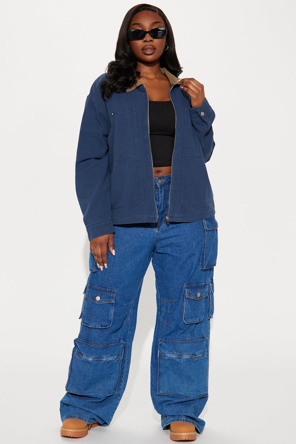 Leila Barn Jacket - Navy