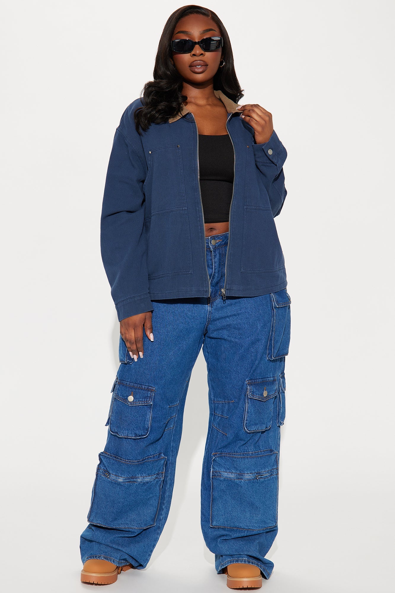 Leila Barn Jacket - Navy