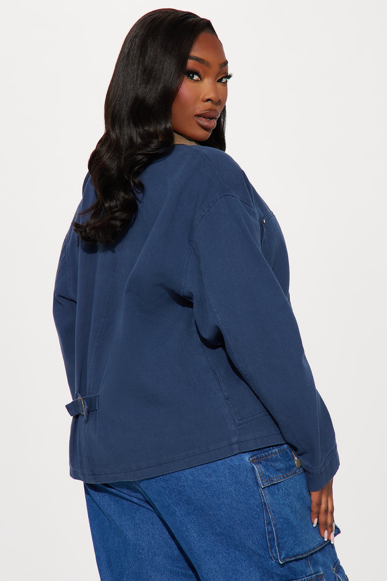 Leila Barn Jacket - Navy