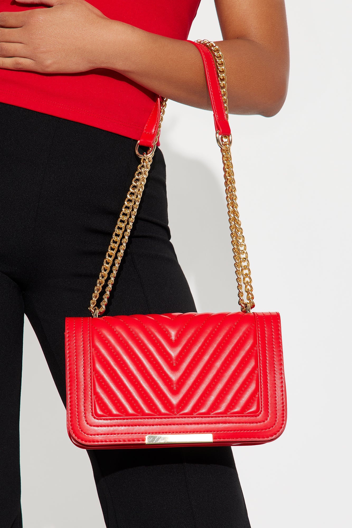 Keep It Moving Crossbody Bag - Red