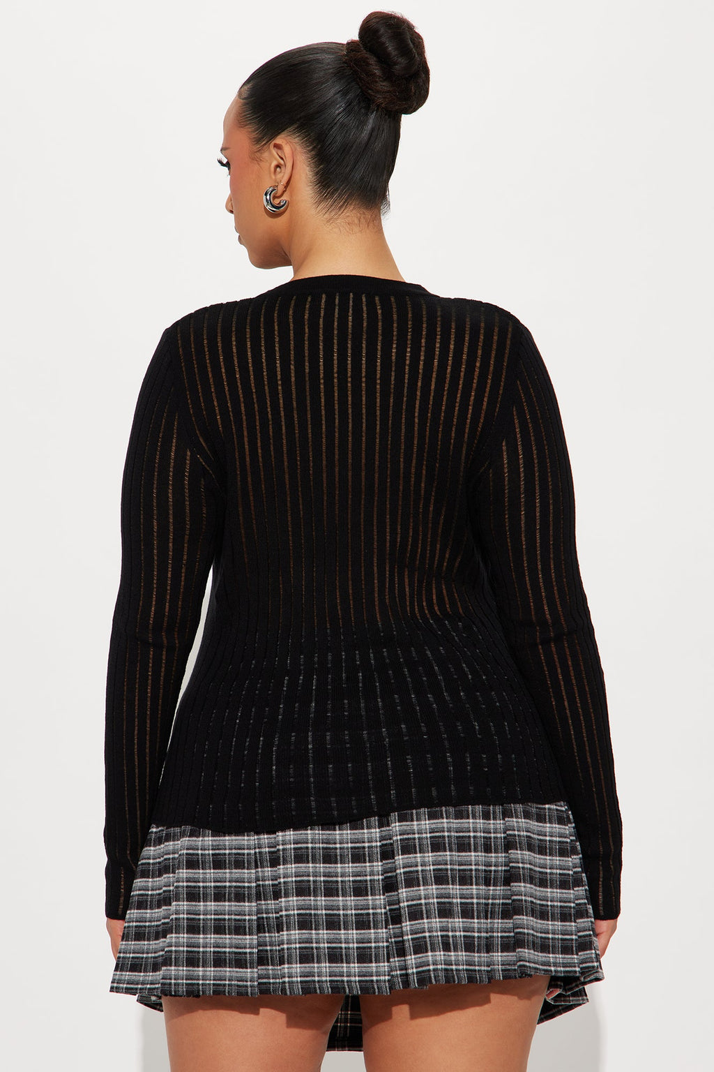 See Through You Sweater - Black