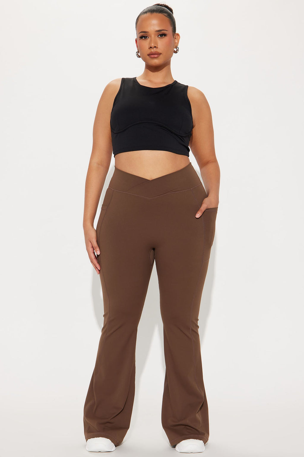 Amara Active Leggings - Chocolate
