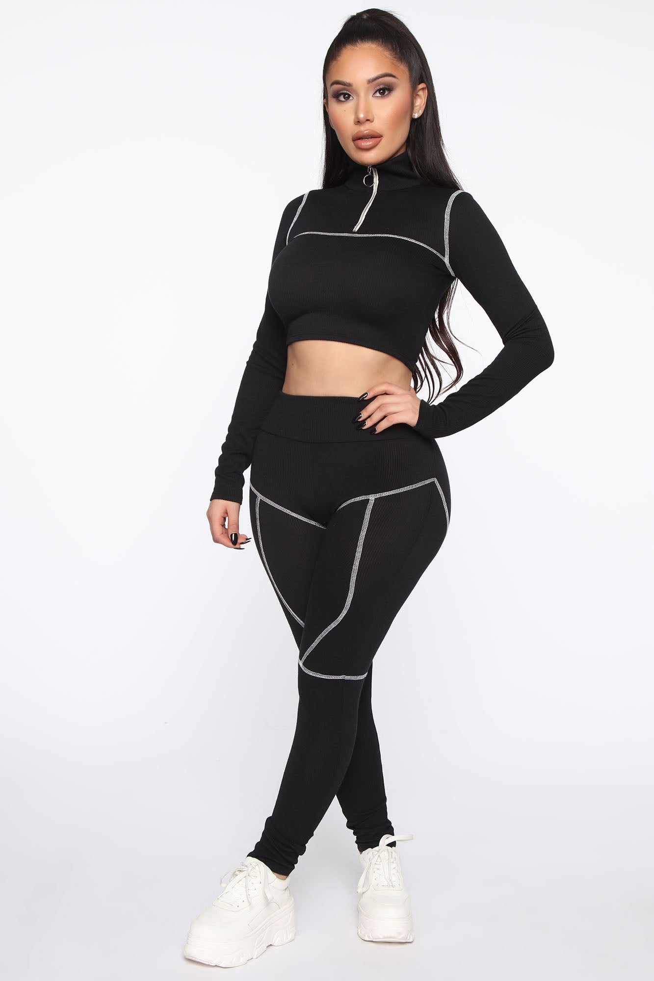 Weekend Warrior Pant Set - Black