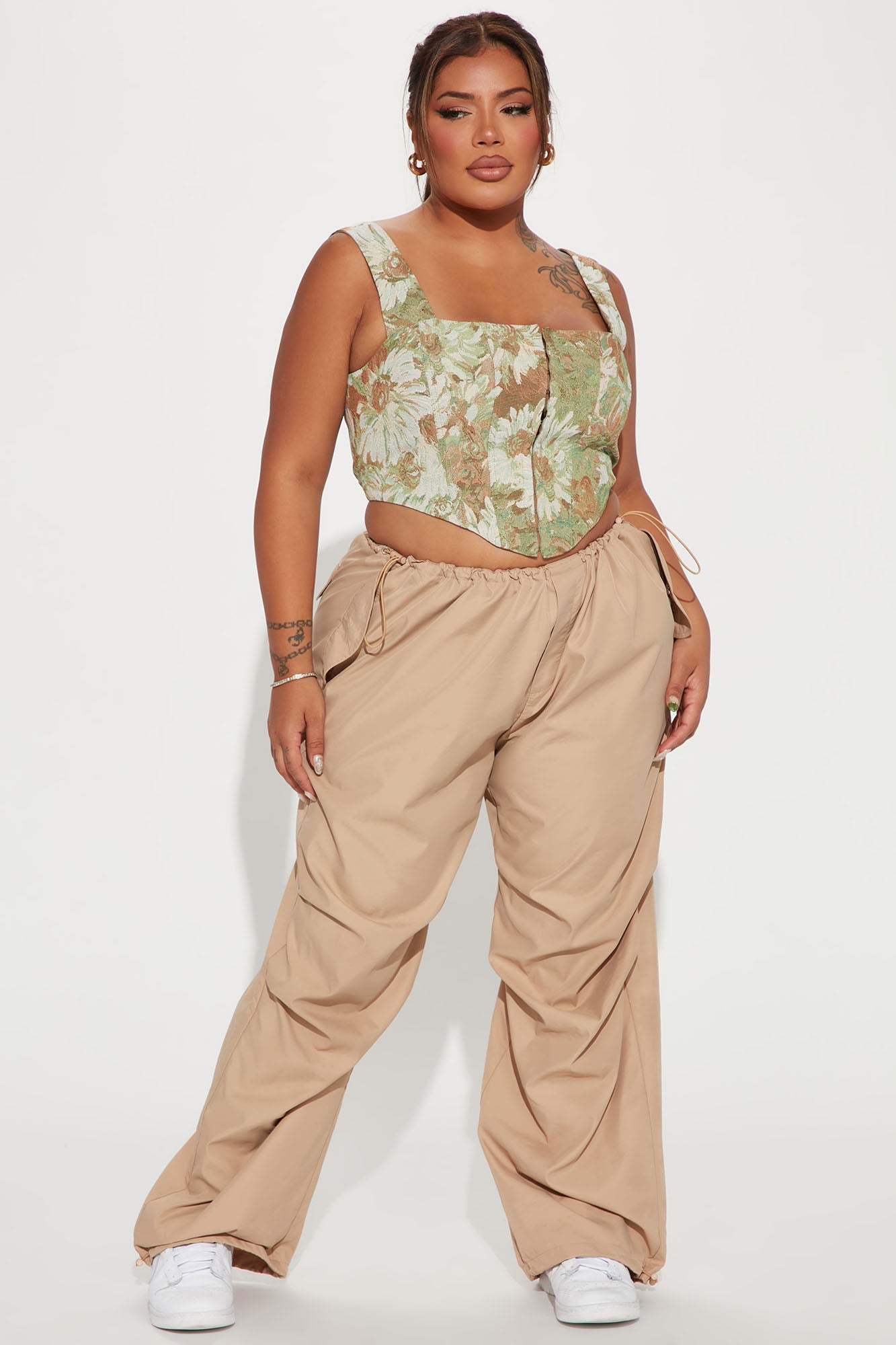 More Than A Dream Corset Top - Sage/combo