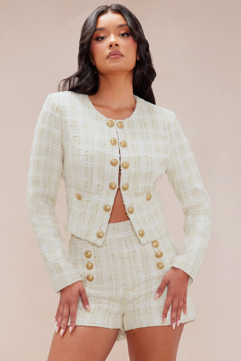 Taylor Tweed Short - Natural/Combo