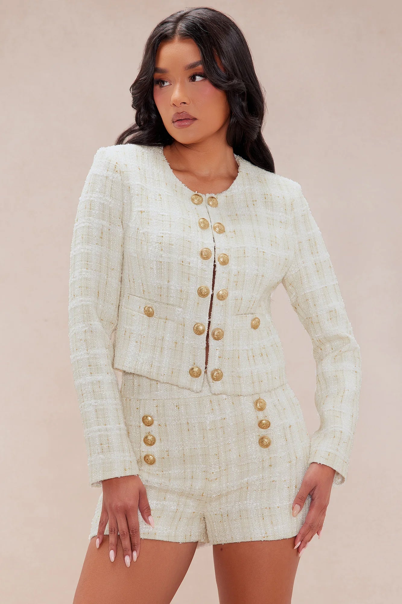 Taylor Tweed Short - Natural/Combo