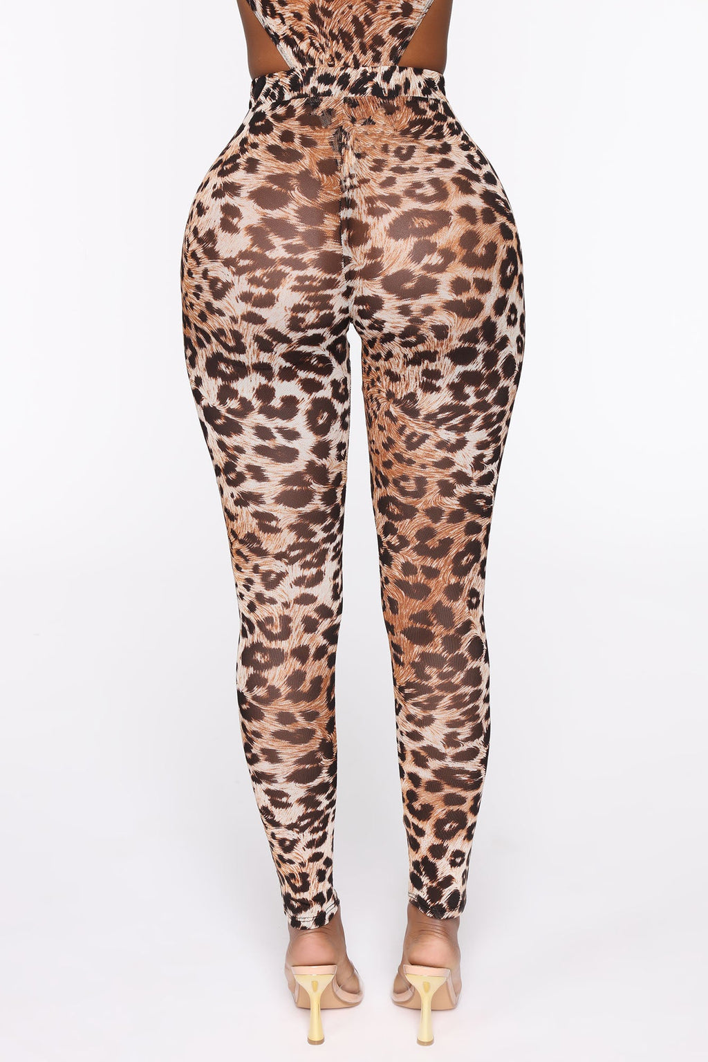 Feline Sexy Matching Set - Brown/combo